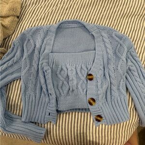 Amazon Women's Blue sweater set